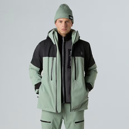 The North Face Veste Chakal pour homme - SLATE MOSS/TNF BLACK