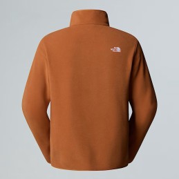 The North Face Polaire à col zippé Glacier pour homme - BURNT UMBE