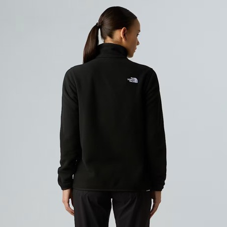 The North Face Polaire à col zippé Glacier pour femme - TNF BLACK