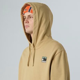 The North Face Sweat à capuche décontracté Mountain Logo pour homme KHAKI STONE