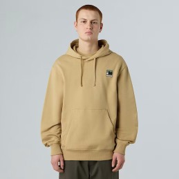 The North Face Sweat à capuche décontracté Mountain Logo pour homme KHAKI STONE
