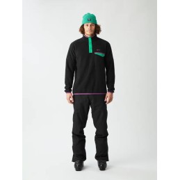 PICTURE Polaire homme ARCCA 1/4 - BLACK