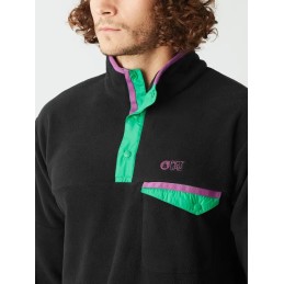 PICTURE Polaire homme ARCCA 1/4 - BLACK