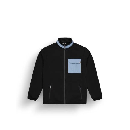 PICTURE Polaire technique zippée homme DAUWY FZ - BLACK