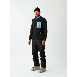PICTURE Polaire technique zippée homme DAUWY FZ - BLACK