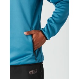PICTURE Sweat à capuche technique homme PARK TECH - SERENITY BLUE