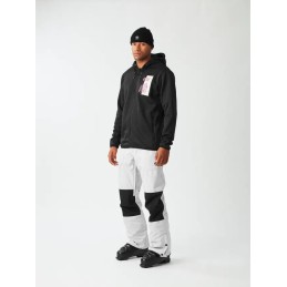 PICTURE Sweat à capuche technique zippé homme PARK - BLACK
