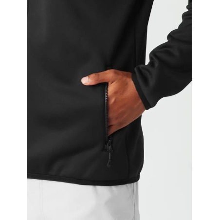 PICTURE Sweat à capuche technique zippé homme PARK - BLACK