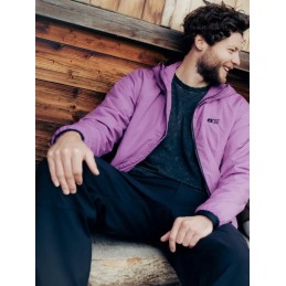 PICTURE Doudoune à capuche homme LANIN - BRIGHT MAGENTA