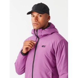 PICTURE Doudoune à capuche homme LANIN - BRIGHT MAGENTA