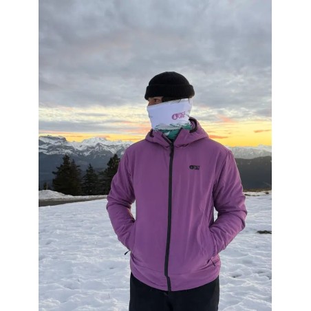 PICTURE Doudoune à capuche homme LANIN - BRIGHT MAGENTA