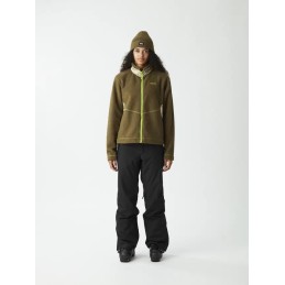 PICTURE Polaire zippée femme ZELKOVA - TOBACCO