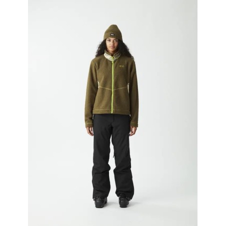 PICTURE Polaire zippée femme ZELKOVA - TOBACCO