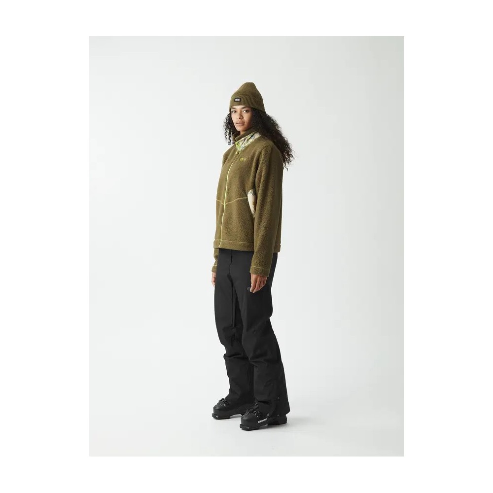 PICTURE Polaire zippée femme ZELKOVA - TOBACCO