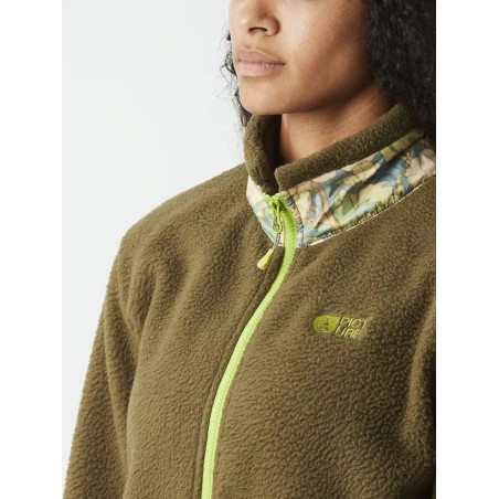 PICTURE Polaire zippée femme ZELKOVA - TOBACCO