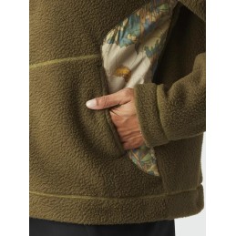 PICTURE Polaire zippée femme ZELKOVA - TOBACCO