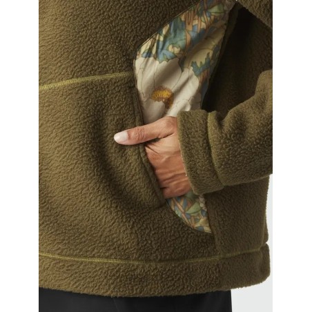 PICTURE Polaire zippée femme ZELKOVA - TOBACCO