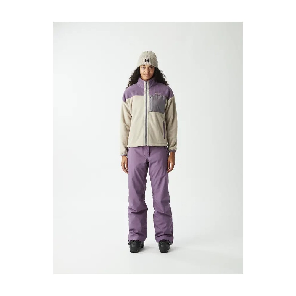 PICTURE Polaire zippée femme ARCCA FZ - PURE CASHMERE