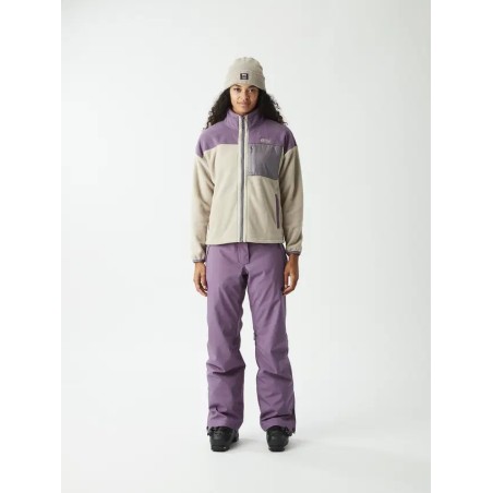 PICTURE Polaire zippée femme ARCCA FZ - PURE CASHMERE