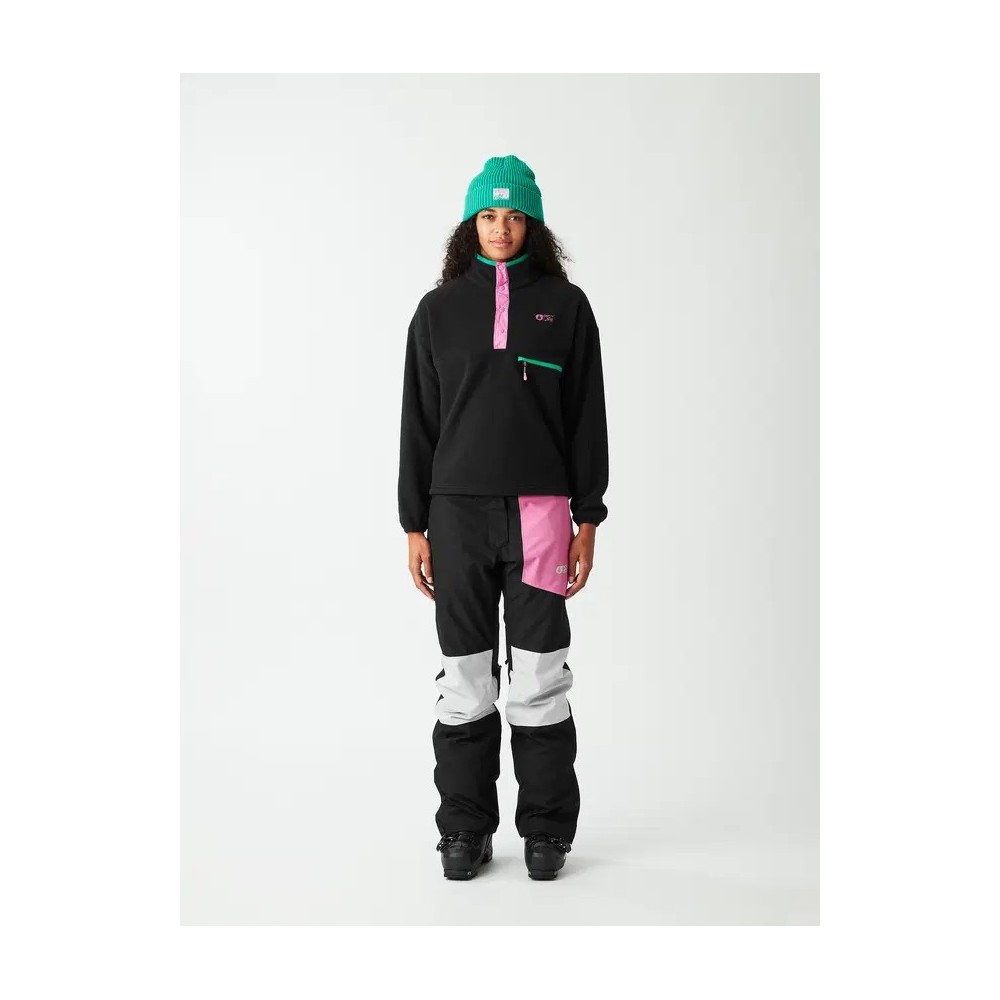 PICTURE Polaire femme ARCCA 1/4 FLEECE - BLACK
