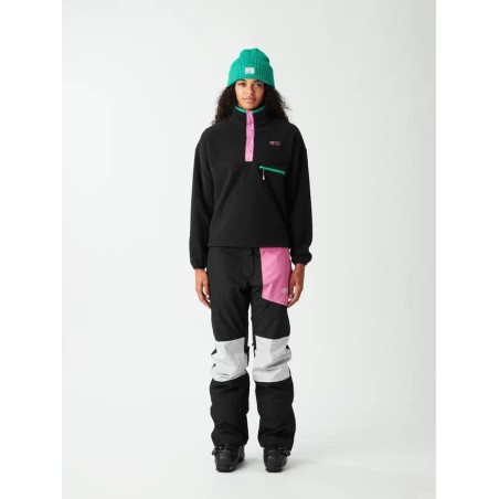PICTURE Polaire femme ARCCA 1/4 FLEECE - BLACK