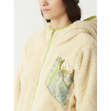 PICTURE Polaire zippée femme IZIMO FZ - WOOD ASH