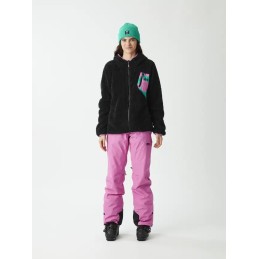 PICTURE Polaire zippée femme IZIMO FZ - BLACK
