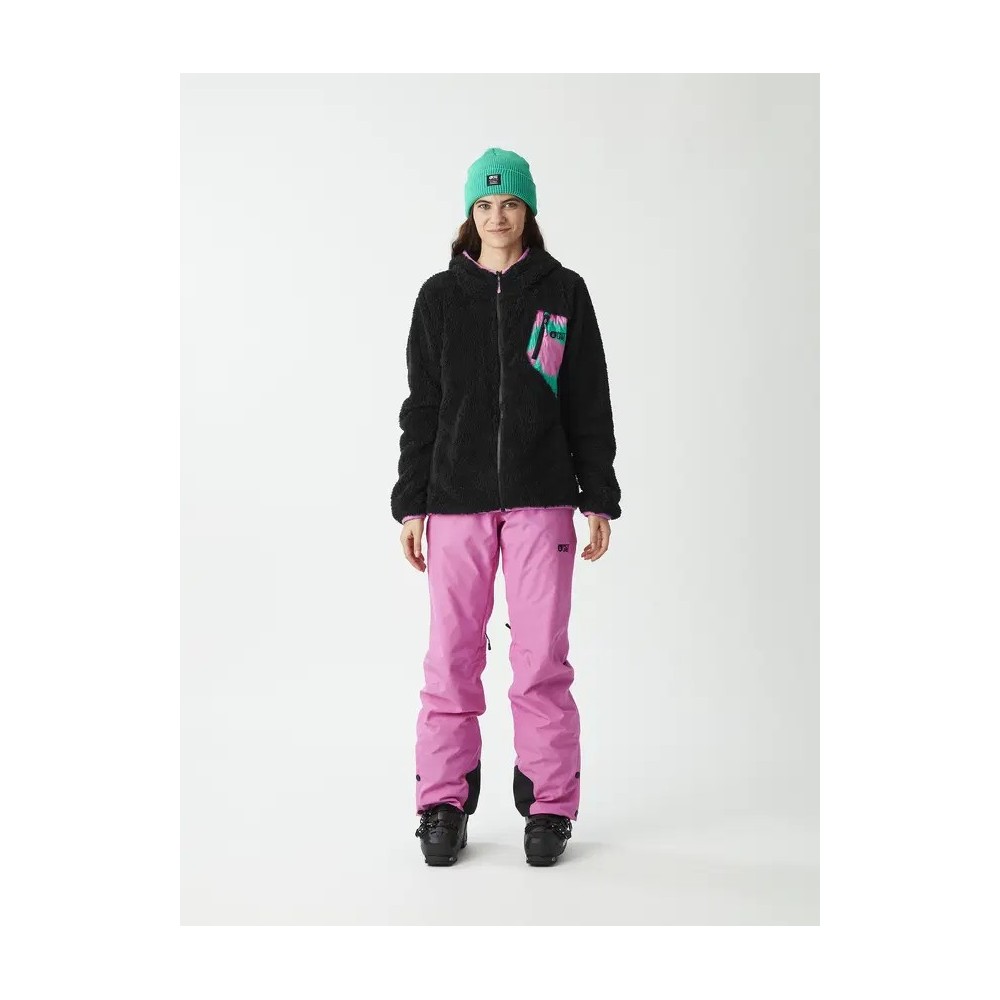 PICTURE Polaire zippée femme IZIMO FZ - BLACK