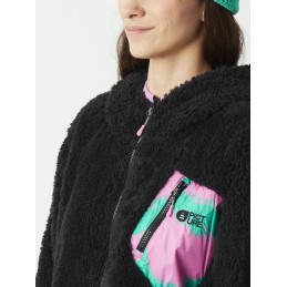 PICTURE Polaire zippée femme IZIMO FZ - BLACK