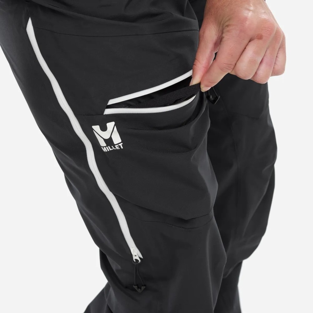 MILLET pantalon de ski WHITE 3L - BLACK