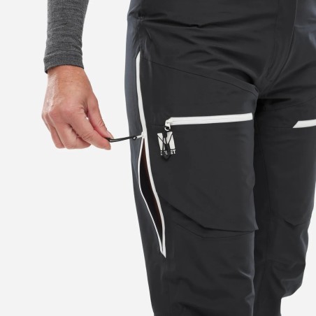 MILLET pantalon de ski WHITE 3L - BLACK