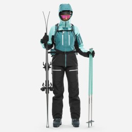MILLET pantalon de ski WHITE 3L - BLACK