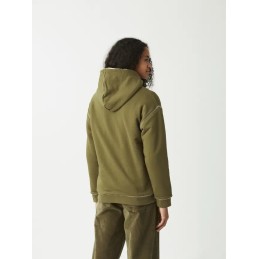 PICTURE Sweat à capuche zippé femme BASEMENT PLUSH - TOBACCO