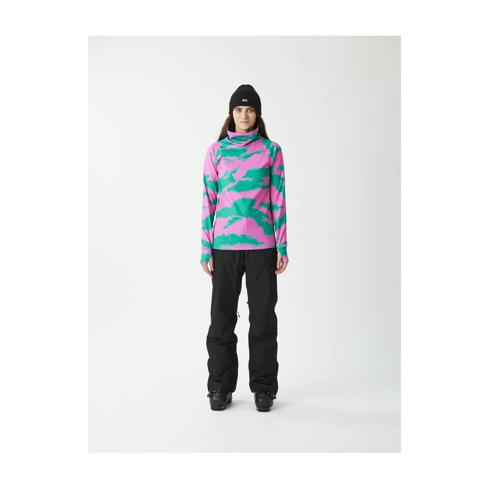 PICTURE Sous-vêtement thermique femme PAGAYA PRINTED HIGH - RETRO BLISS PRINT