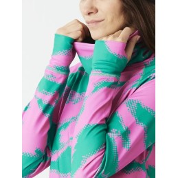 PICTURE Sous-vêtement thermique femme PAGAYA PRINTED HIGH - RETRO BLISS PRINT