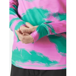 PICTURE Sous-vêtement thermique femme PAGAYA PRINTED HIGH - RETRO BLISS PRINT