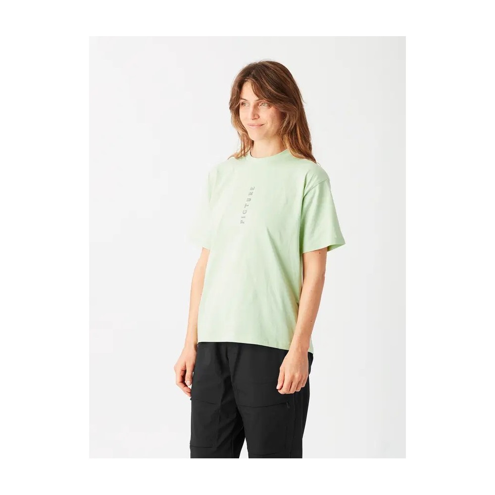 PICTURE T-shirt femme YOVEL - TENDER GREEN
