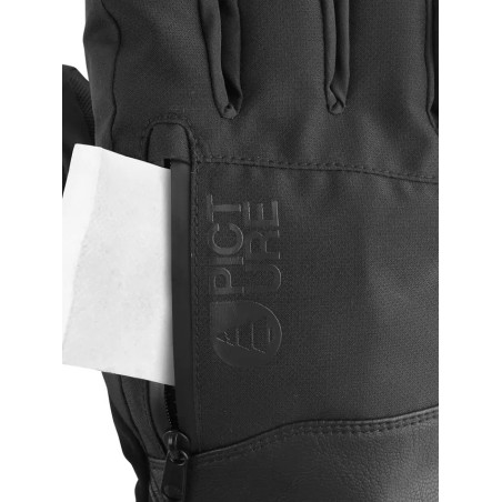 PICTURE Gants homme MADSON - BLACK