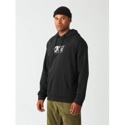 PICTURE Sweat à capuche homme BASEMENT - BLACK