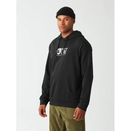 PICTURE Sweat à capuche homme BASEMENT - BLACK