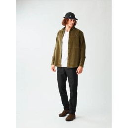 PICTURE Chemise en velours homme GRAFTONS - TOBACCO