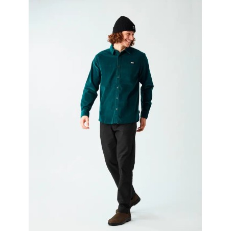 PICTURE Chemise en velours homme GRAFTONS - DEEP WATER