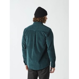 PICTURE Chemise en velours homme GRAFTONS - DEEP WATER