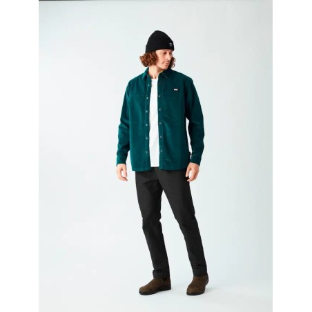 PICTURE Chemise en velours homme GRAFTONS - DEEP WATER