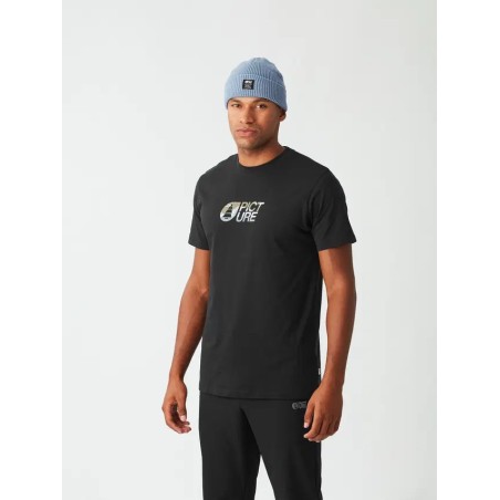 PICTURE T-shirt homme BASEMENT CAMO - BLACK