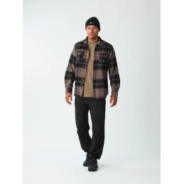 PICTURE Chemise à carreaux homme HILLSBORO - SHITAKE