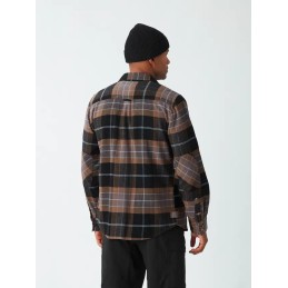 PICTURE Chemise à carreaux homme HILLSBORO - SHITAKE