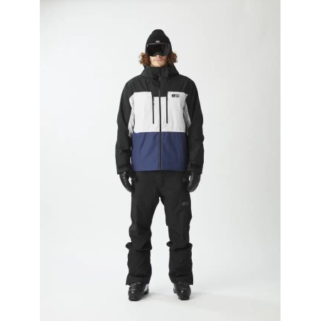 PICTURE Veste de ski & snowboard homme OBJECT - BLACK VAPOR GREY