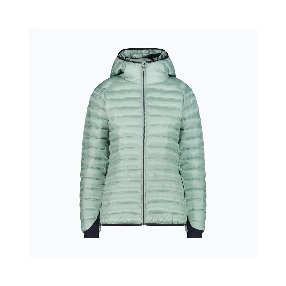 CMP WOMAN JACKET FIX HOOD - JADE