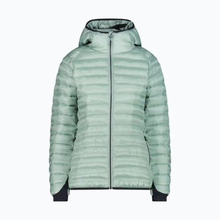 CMP WOMAN JACKET FIX HOOD - JADE